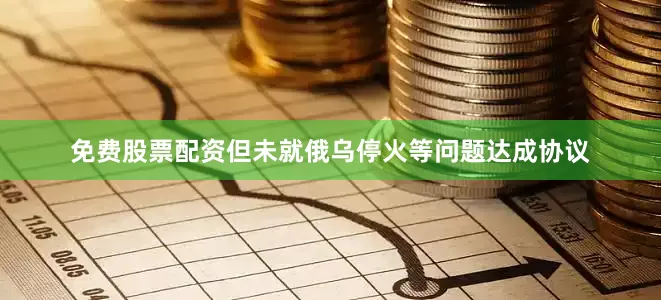 免费股票配资但未就俄乌停火等问题达成协议